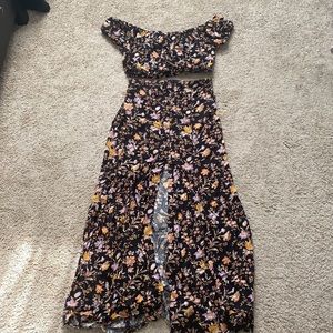 Floral 2 piece Skirt set